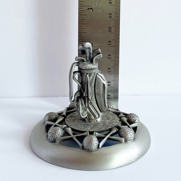 Fort Pewter Lid Jar Container Topper Golf Clubs - Picture 6 of 8